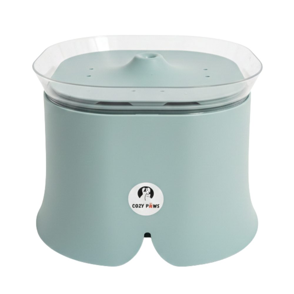 Cozy Paws Automatic Pet Water Fountain – H15 x W21 cm (Mixed Colour)