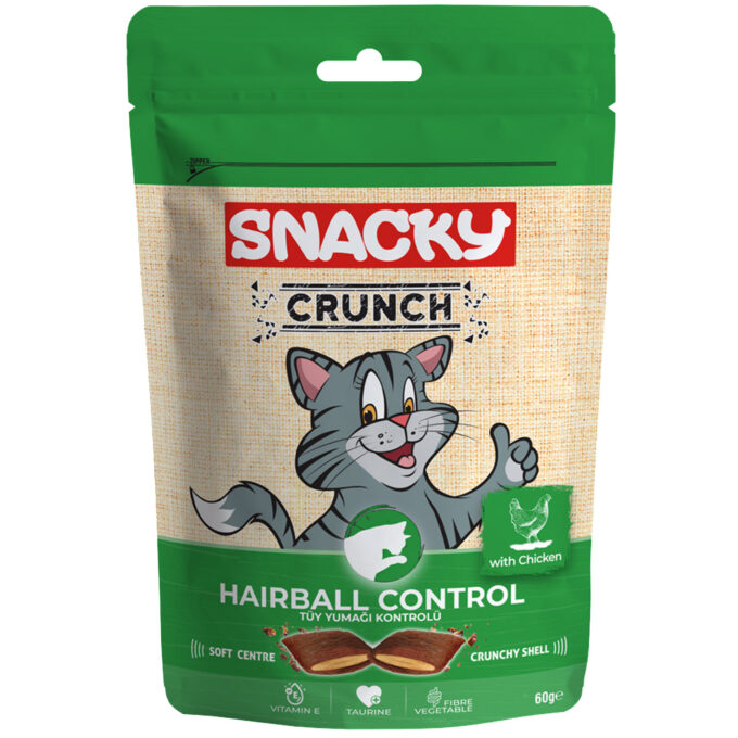 Snacky Cat Crunch ( Hairball Control ) Chicken