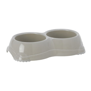 Moderna Double Smarty Bowl Small - Grey