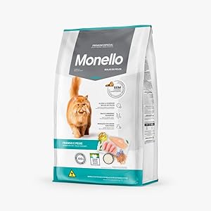 Monello Adult Cat Dry Food Hairball ( Chiken and Fish Flavor) 1kg