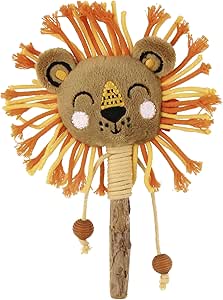 Gigwi Toy Lion Catch & Scratch Eco Line With Slivervine Leaves And Stick (8518)