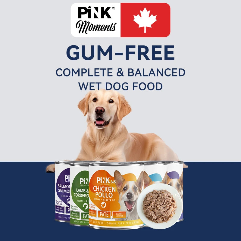 Pink 365 Completed Canned Dog Food – Chicken Recipe (400g)