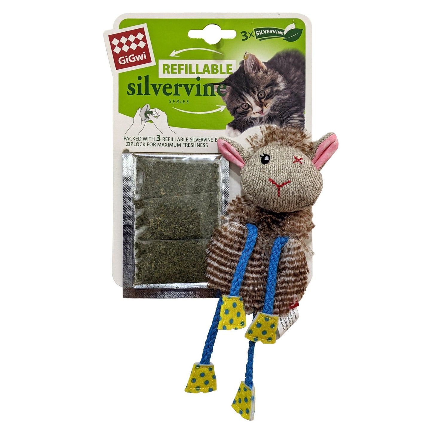 Sheep Refillable Slivervine with 3 Slivervine teabags with ziplock bagåÊ