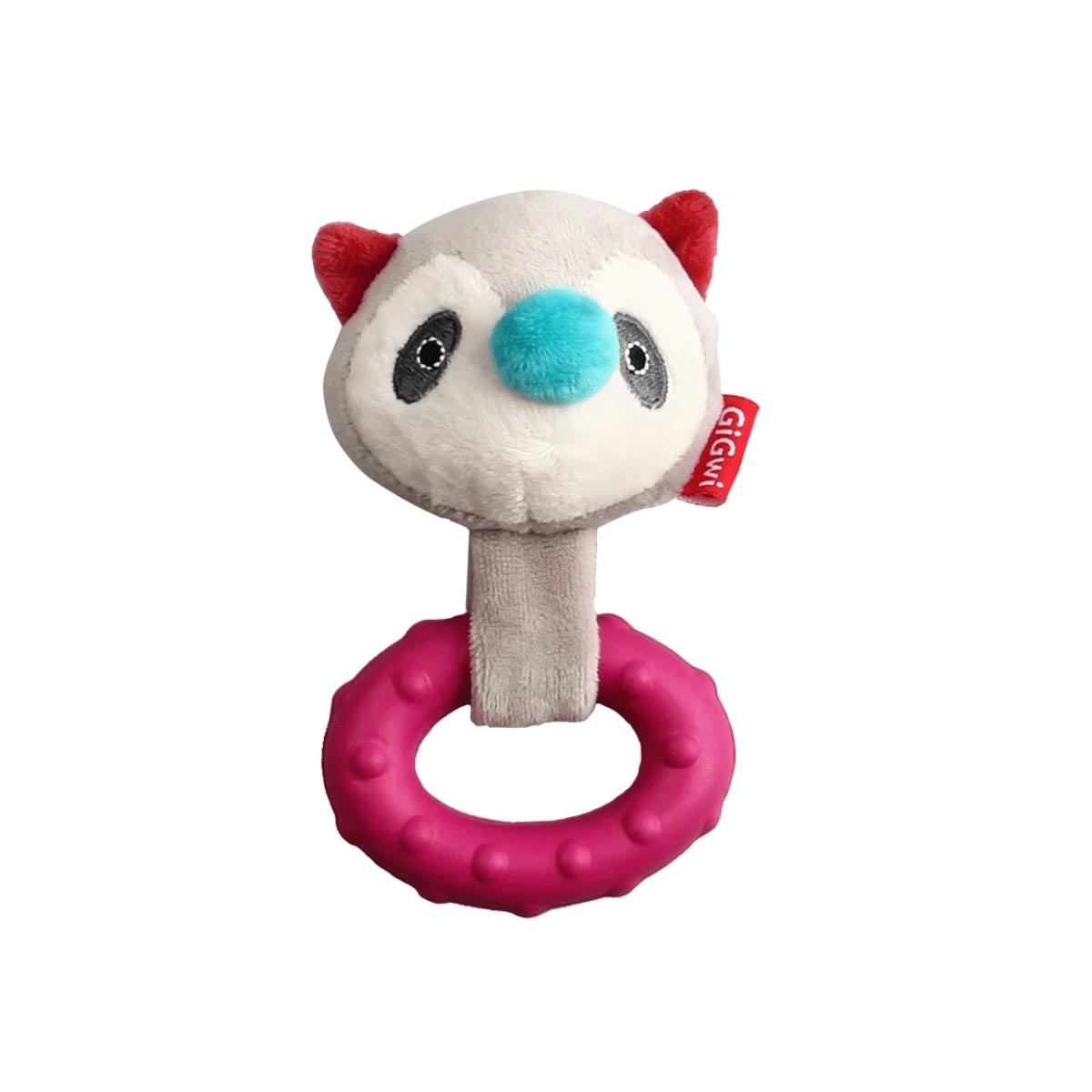 GiGwi Suppa Puppa Coon with Squeaker inside ‰ÛÒ Plush/TPR (Small)