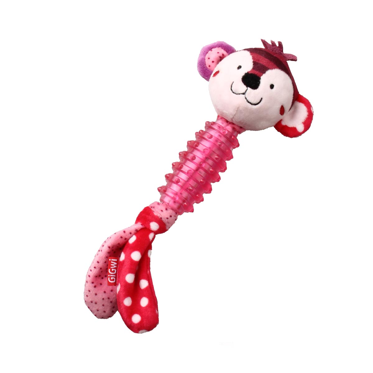 GiGwi Suppa Puppa Monkey with Squeaker inside ‰ÛÒ Plush/TPR (Small)