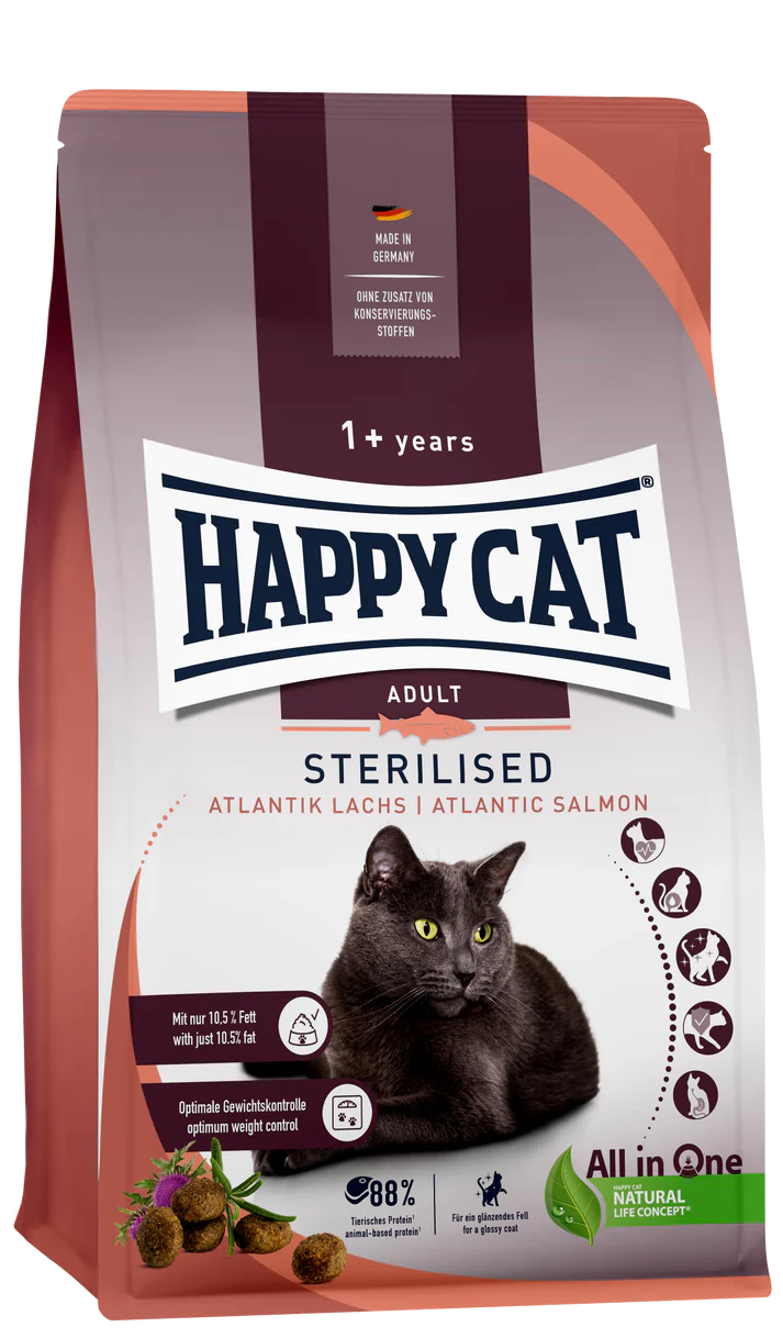 Happy Cat Adult Sterilised Atlantik Lachs Atlantic Salmon