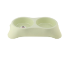 Saas Large Light Green Dual Pet Bowl