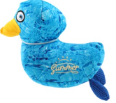 Freedog Blue Floating Squeaky Duck Plush Dog Toy (24x15.5cm)