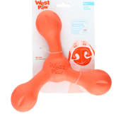 West Paw Skamp Large Orange Dog Fetch Toy