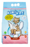 Kiki Kat White Bentonite Clumping Cat Litter Baby Powder Scent