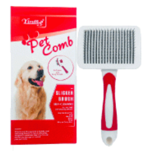 Self Cleaning Slicker Brush Small (Red)