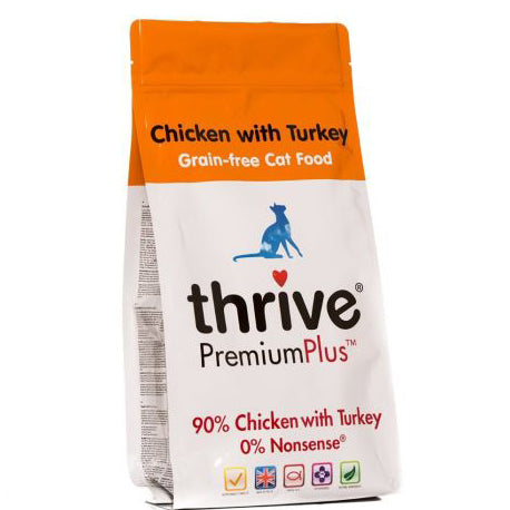 طعام القطط الجاف Thrive Cat Chicken with Turkey