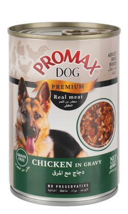 Promax Wet Food with Chicken in Gravy for Adult Dogs
