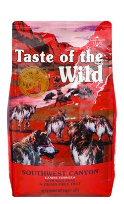 طعام الكلاب الجاف Taste of the Wild Southwest Canyon مع الخنزير البري 2 كجم