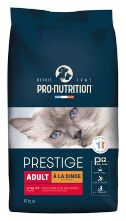 Pro-Nutrition Prestige Dry Food with Turkey for Adult Cats 10 kg