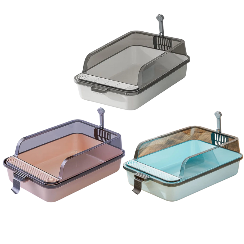 Open Cat Litter Tray(S-45*26*16 M-52*34*19 L-60*39*20)