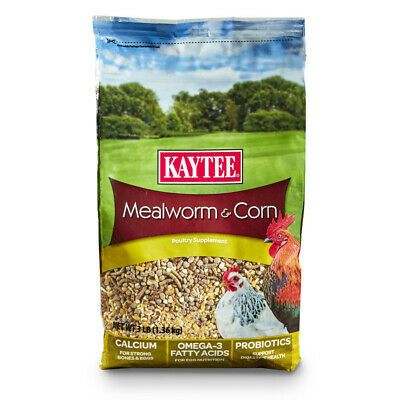 Kaytee Mealworms & Corn Supplement 3Lb