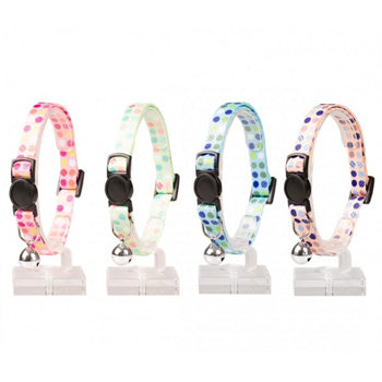 Duvo Cat Collar Nylon Mixed Colors Candy 20 - 30cm / 10mm