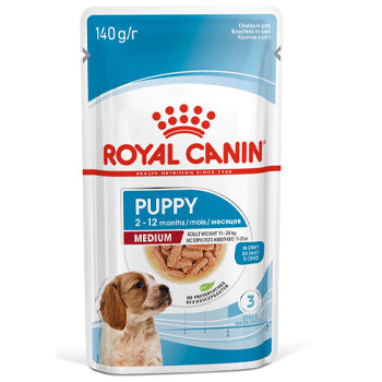 Size Health Nutrition Medium Puppy Wet Food 140g
