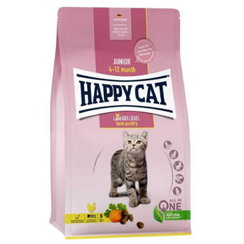 طعام هابي كات جونيور لاند جيفلوجل (دواجن) 1.3 كجم