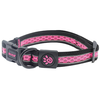 Doco Lunar Mesh Collar Pink - Medium Size