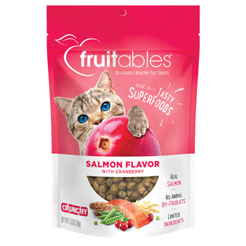 Fruitables Salmon Flavor with Cranberry Cat Treats 70g