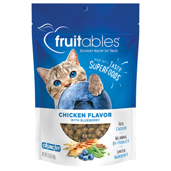 Fruitables Chicken Flavor with Blueberry Cat Treats 70g