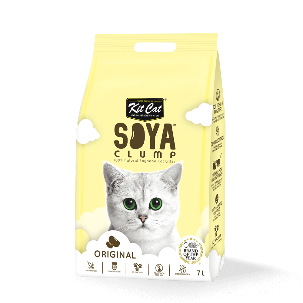 Kit Cat Soya Clump Soybean Litter - Original 7L