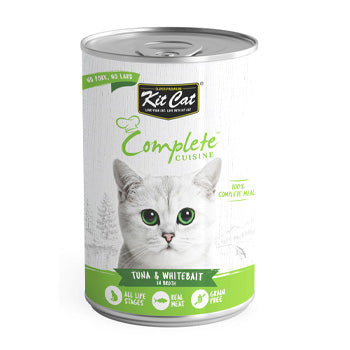 Kit Cat Complete Cuisine Tuna And Whitebait In Broth 150g