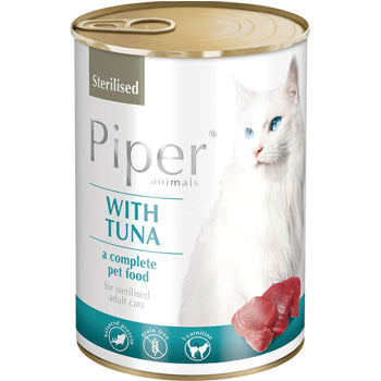 طعام القطط بايبر بالتونة المعقمة 400 جرام