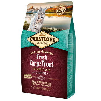 Carnilove Fresh Carp & Trout For Adult Cats 2kg