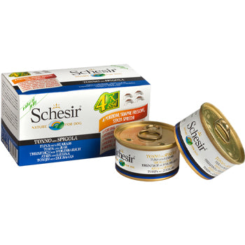 Schesir Dog Wet Food-Tuna With Seabass