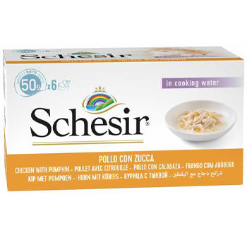 Schesir Cat Multipack Can Chicken With Pumpkin-6x50g