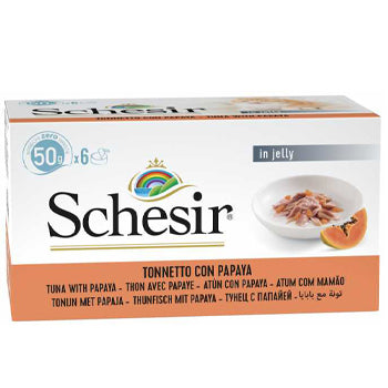 Schesir Cat Multipack Can Tuna With Papaya-6x50g