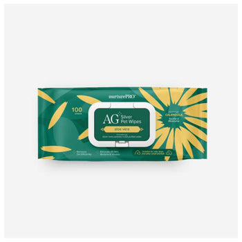 NurturePro AG+ Silver Pet Wet Wipes- 100 Sheets