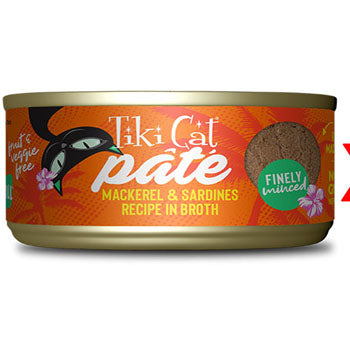 Tiki Cat Grill Mackerel & Sardine Recipe Pate 2.8 Oz