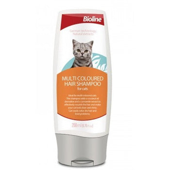 شامبو بيولاين متعدد الألوان للشعر للقطط 200 مل