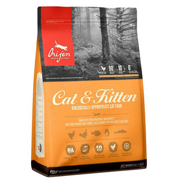 طعام القطط والقطط الصغيرة من أورجين 5.4 كجم