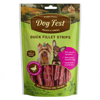 Dog Fest Duck Fillet Strips For Mini-Dogs - 55g (1.94oz)