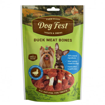 Dog Fest Duck Meat Bones For Mini-Dogs - 55g (1.94oz)