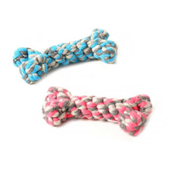 Duvo Knotted Cotton Bone - 8cm
