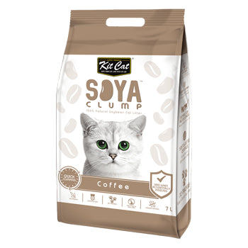 Kit Cat Soya Clump Soybean Litter - Coffee 7L