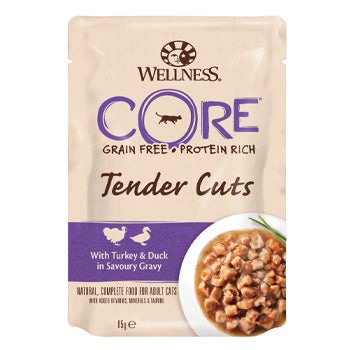 Wellness Core Tender Cuts Turkey & Duck Cat 85g