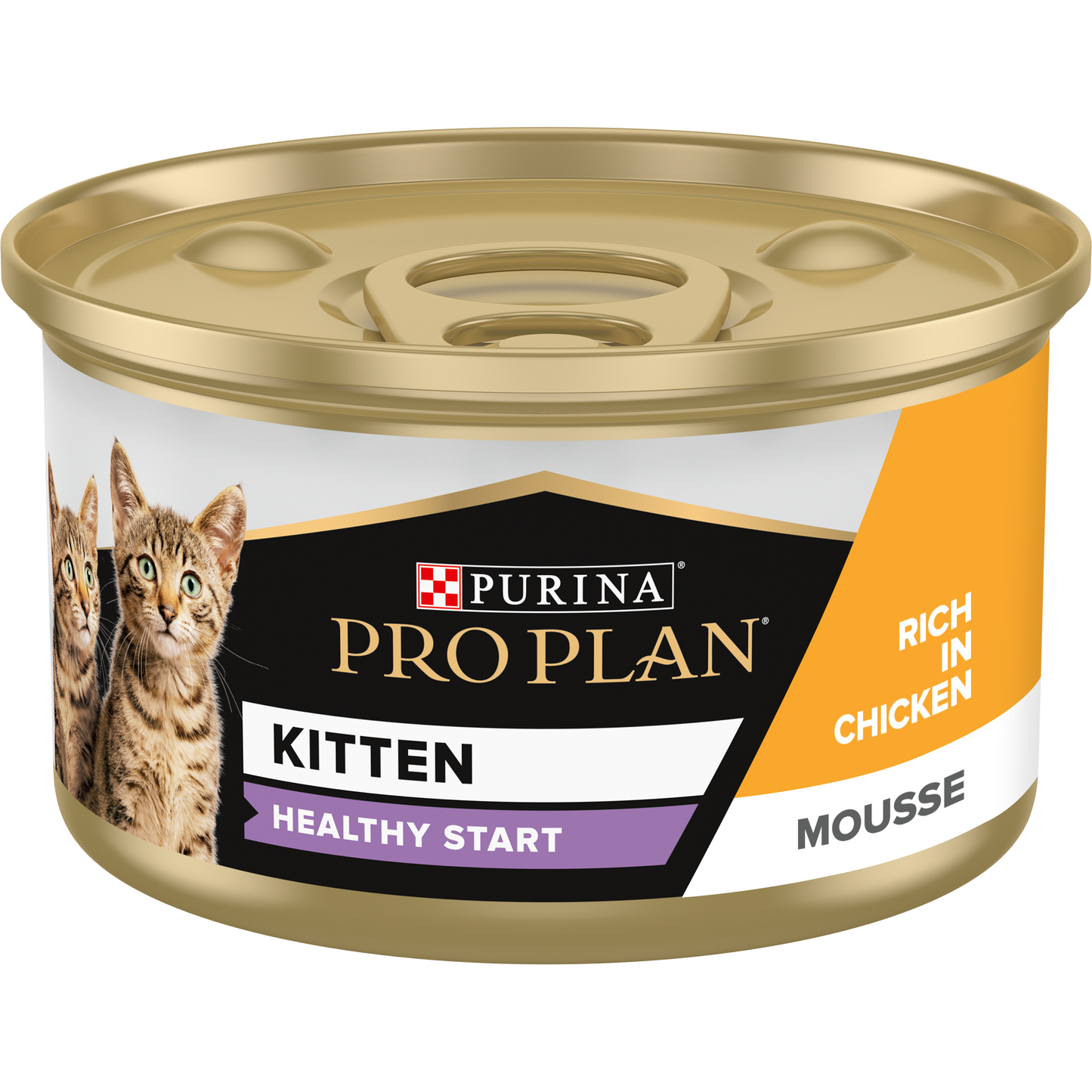 PRO PLAN KITTEN HEALTHY START, WET CAT FOOD, MOUSSE RICH IN CHICKEN,85G