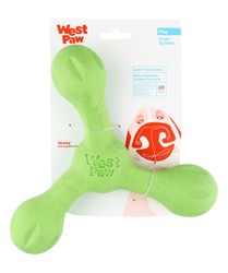 West Paw Zogoflex Echo Skamp Large Green Fetch Dog Toy
