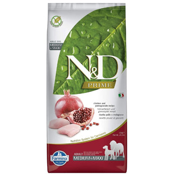 Farmina N&D Chicken & Pomegranate Medium and Maxi Adult Dog 12KG