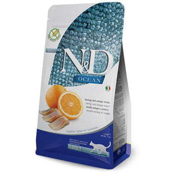 Farmina N&D Ocean Herring & Orange Adult Cat 10Kg