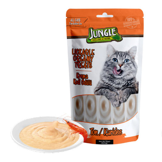 Jungle Licklable Treat Tuna & Shrimp For Cat 14gx5
