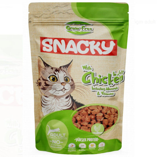 Snacky pouch 85gm adult chicken