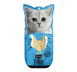 Kit Cat Low Fat Fillet Cat Treats with Chicken & Smoked Fish 30 gr